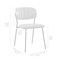 Armen Living Carlo Gray Velvet and Metal Dining Room Chairs, PK2 LCCOSIBLGR - alternate 2